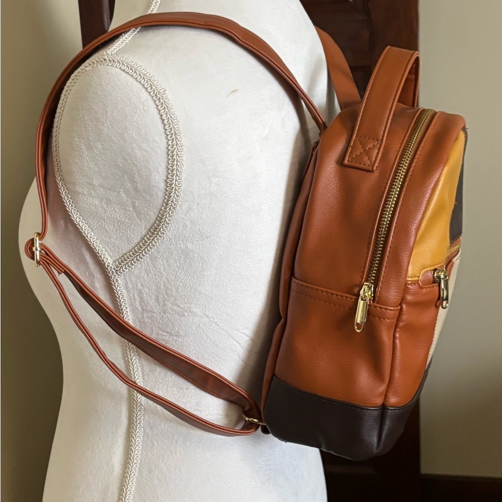 Wild Fable Multicolor Patchwork Backpack - image 2